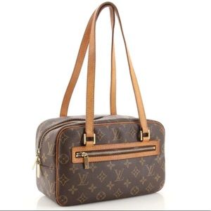 Louis Vuitton Cite Handbag Monogram Canvas MM